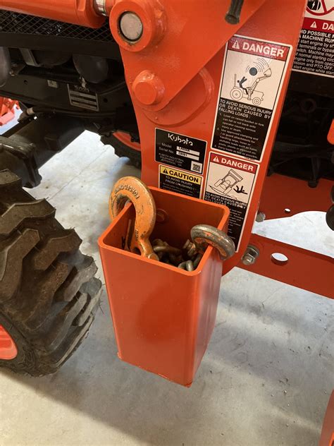 tractor chain storage box